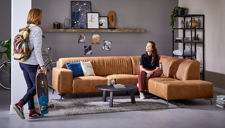 Bellagio Ecksofa braun