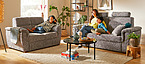 Benito Sofas grau