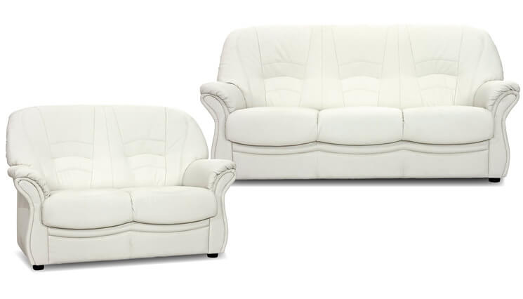 Windsor Couchgarnitur weiss