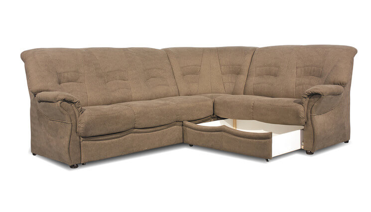 Windsor Ecksofa beige mit Stauraum