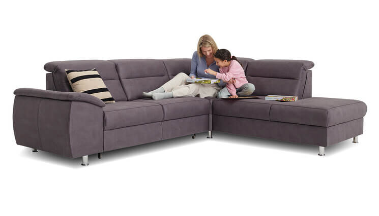 Scandi Ecksofa grau