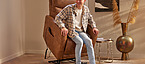 Clinton Aufstehstuhl braun Seats and Sofas