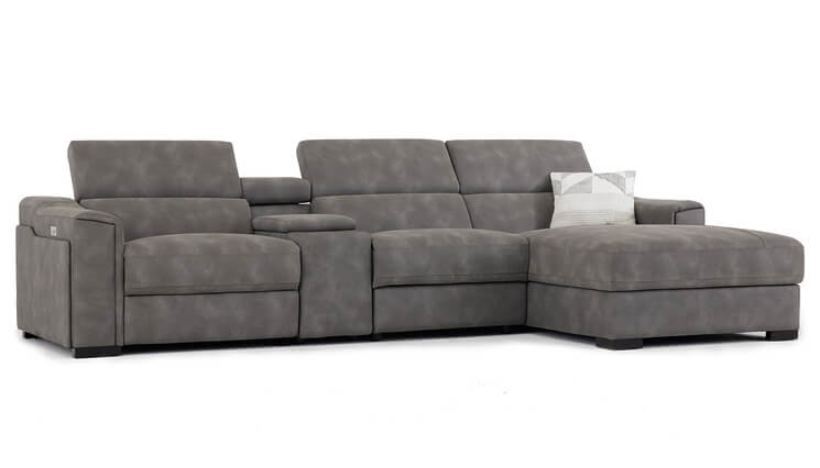 Broadway Ecksofa grau Seats and Sofas