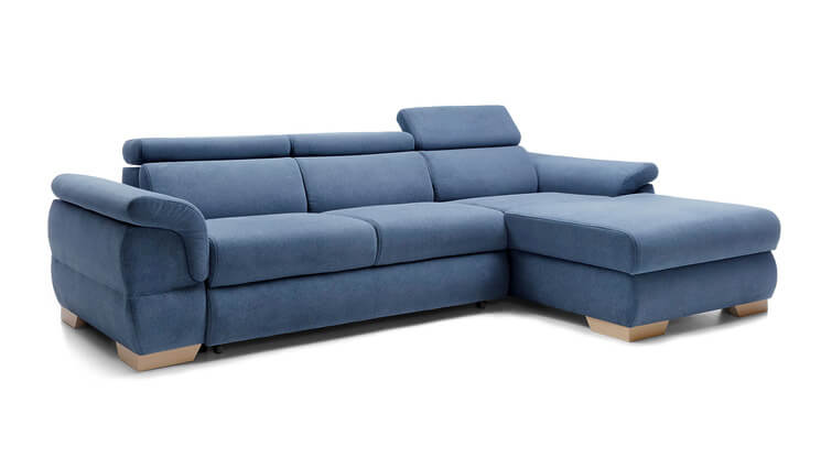 Argentina Ecksofa Blau