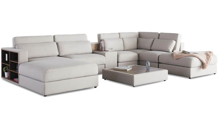 Creation Ecksofa ecru
