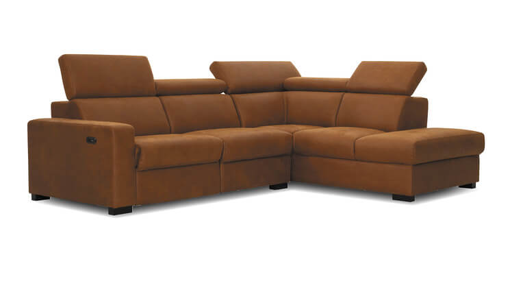 Portland Ecksofa braun