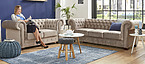 Edinburgh Chesterfield Sofas beige