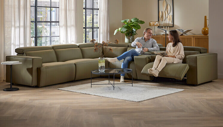 Bentley Ecksofa dunkelgrün Seats and Sofas