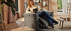 Bush Relaxsessel grau Seats and Sofas
