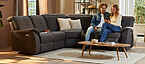 Fernando Ecksofa anthrazit USB