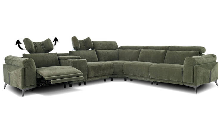 Legacy Ecksofa dunkelgrün Seats and Sofas