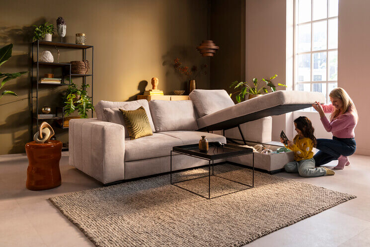 Alicante Ecksofa Grau Seats and Sofas