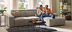 Dublin Ecksofa grau