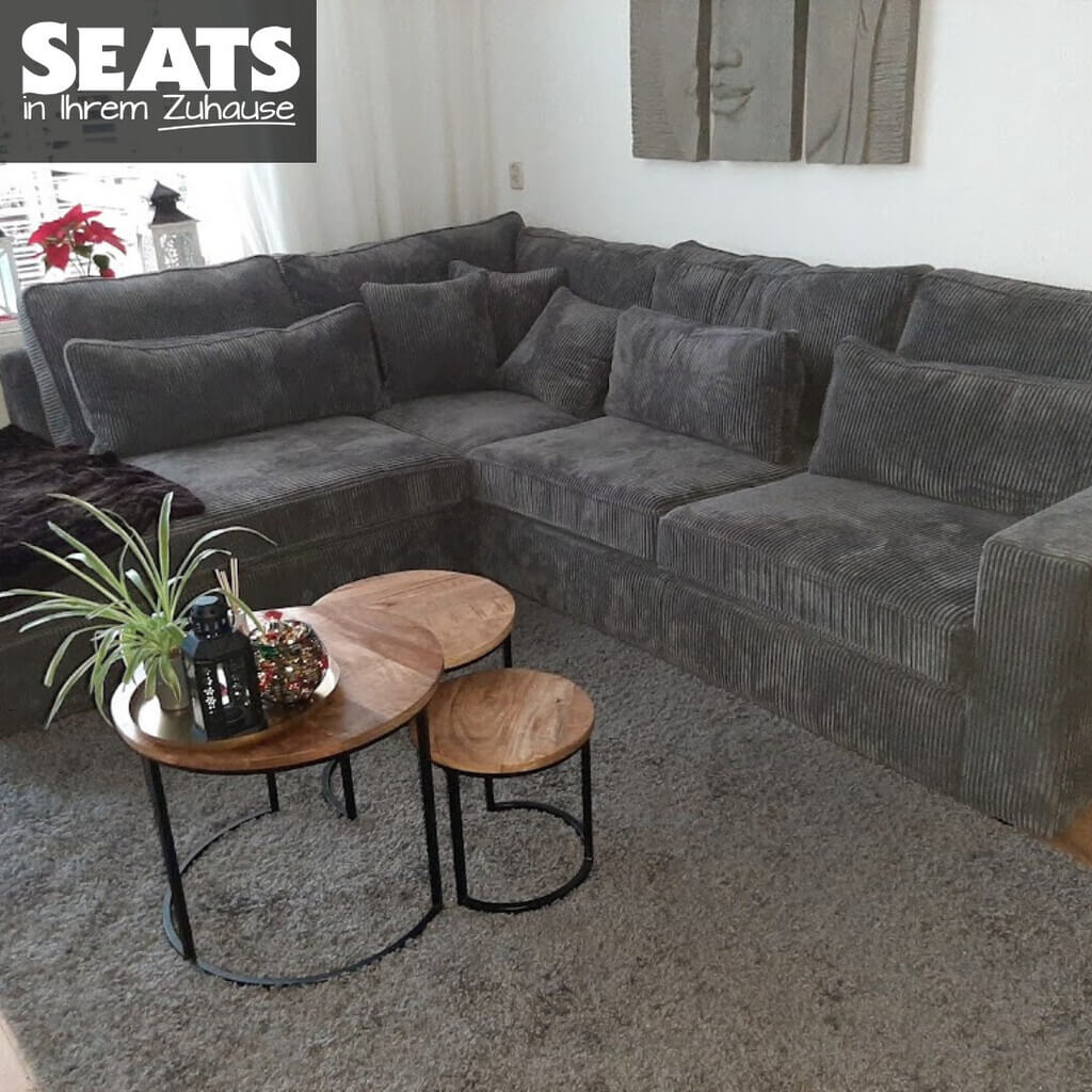 California Ecksofa Grau #SeatsBeiIhremZuhause Seats and Sofas Kitty de Jeu