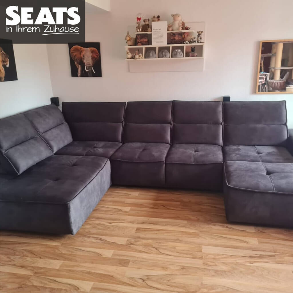 Cosmo Ecksofa Schwarz #SeatsBeiIhremZuhause Steffka Ewald