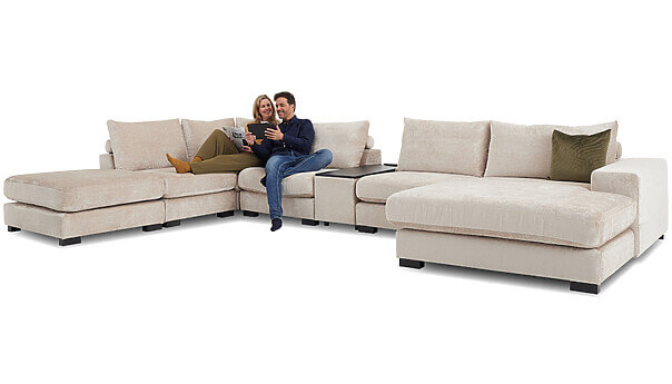 Florence Wohnlandschaft beige