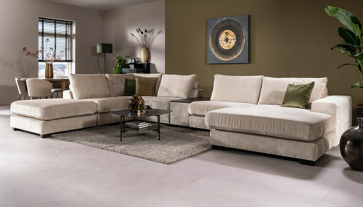 Florence Wohnlandschaft beige