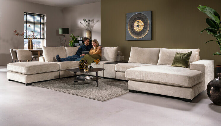 Florence Wohnlandschaft beige