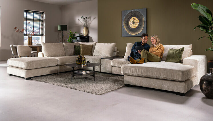 Florence Wohnlandschaft beige