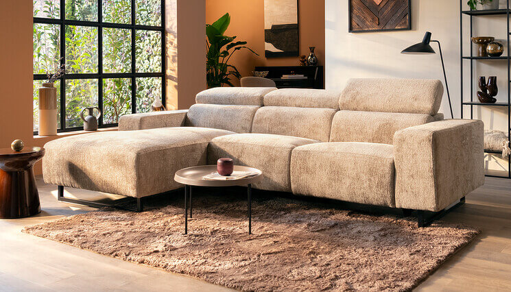 Jewel Ecksofa beige