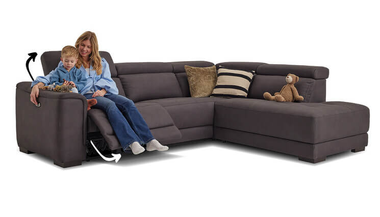 Urban Ecksofa mit Relaxsystem