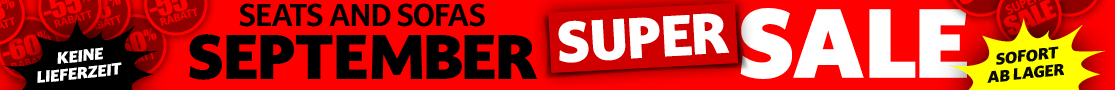 Seats and Sofas September Super Sale