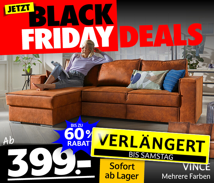 Black Friday Deals verlängert!