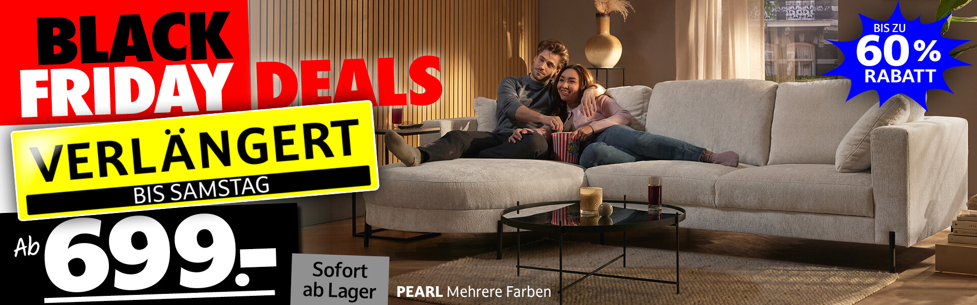 Black Friday Deals verlängert!