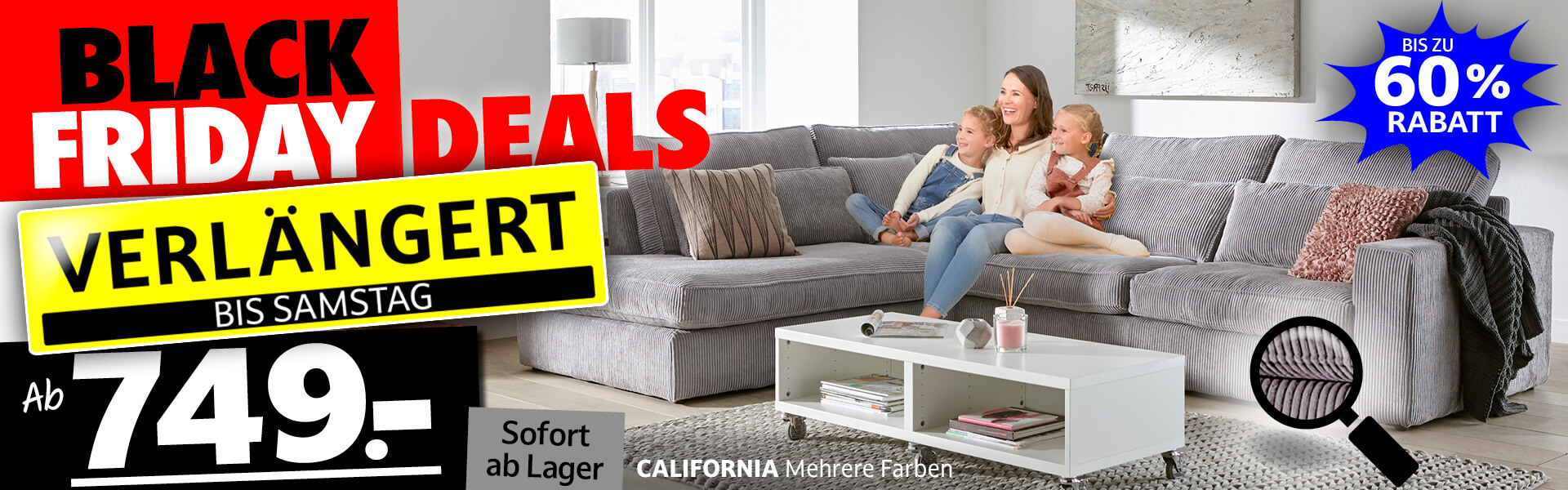 Black Friday Deals verlängert!